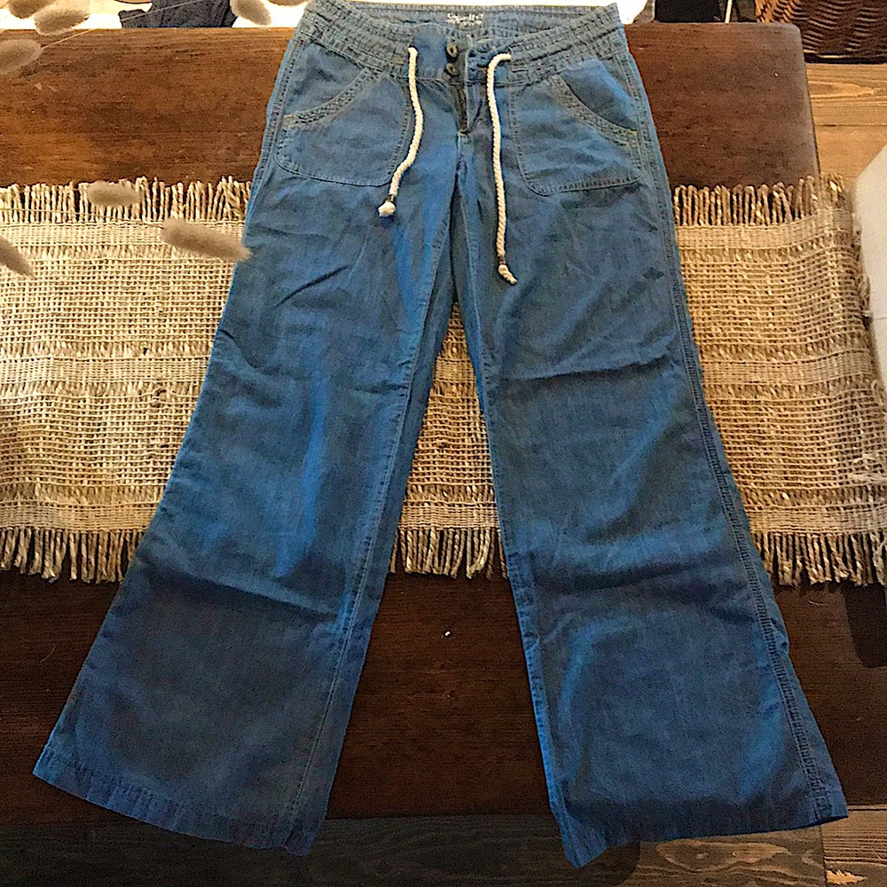 Cotton “Denim” Pants